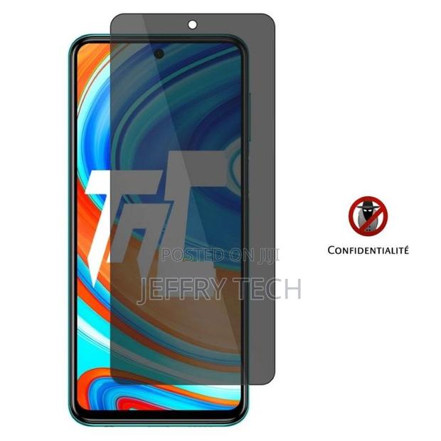 Ceramic Poco X3 Pro Smoked Ceramic Anti-Spy Screen Protector - main view