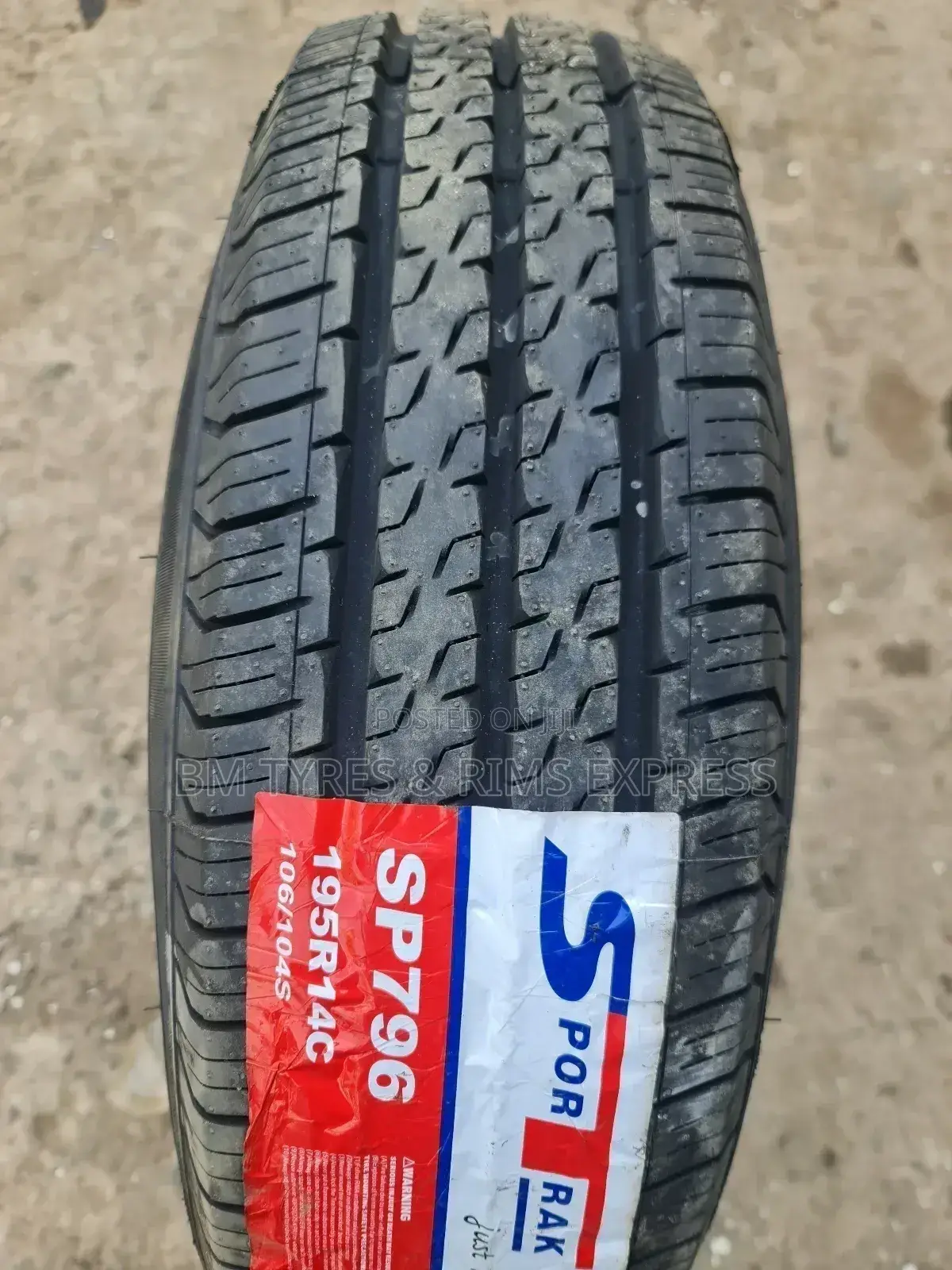 195 R14 Sportrack Tyres (Commercial)