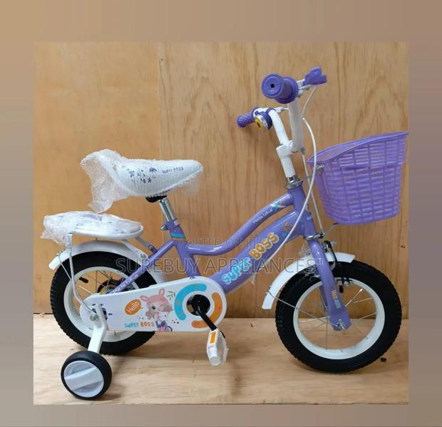 Adorable 12 Inch Baby Girl Bicycle Purple
