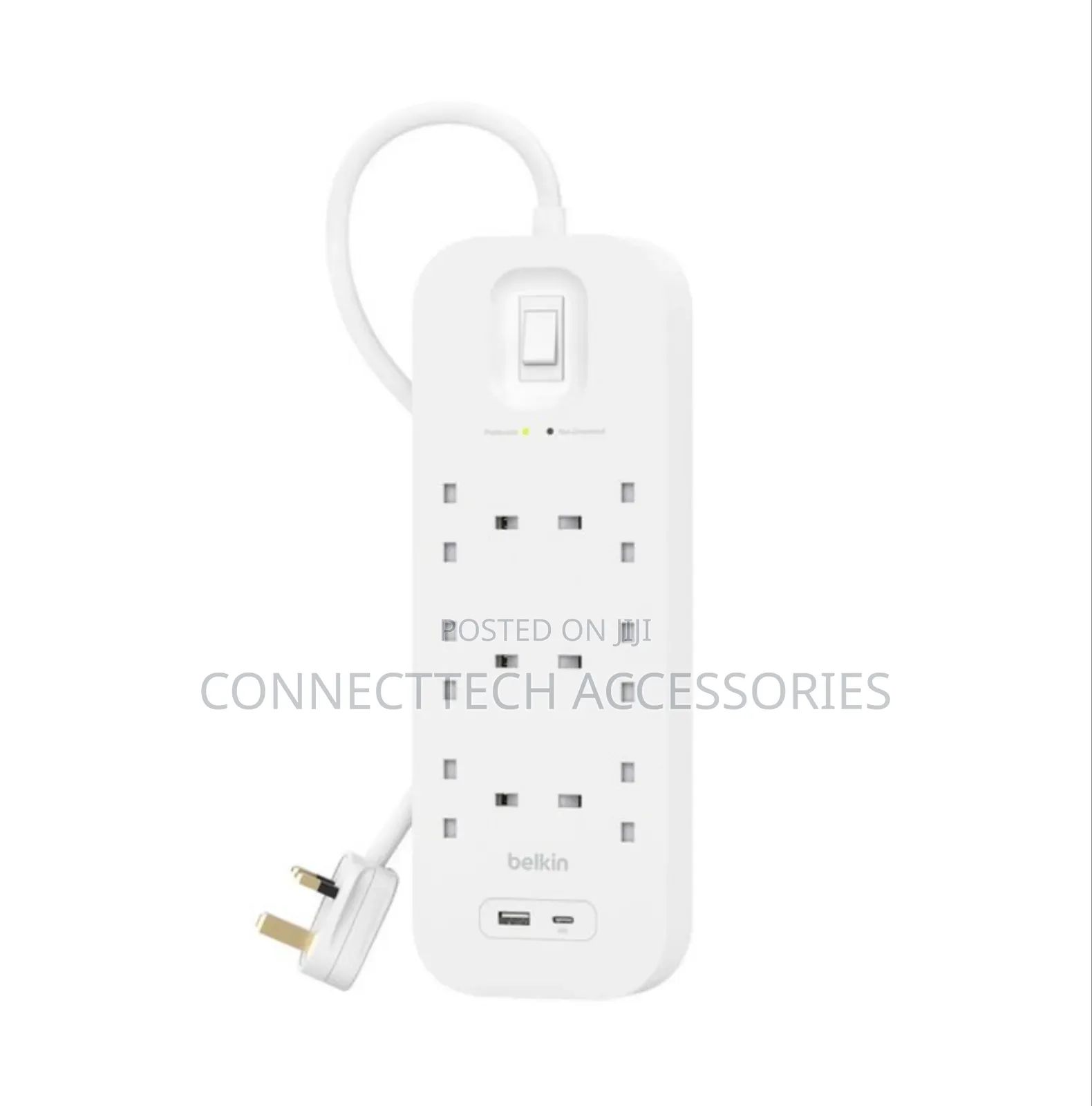 Belkin Connect Surge Protector With Usb-c And Usb-a Ports