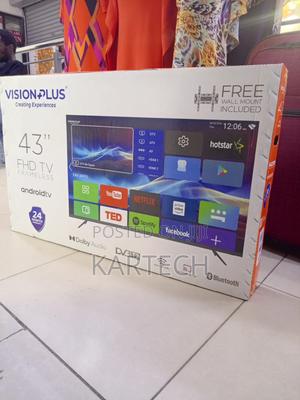 Vision+ 43 Inch FHD Frameless Android Tv + Free Wall Mount - thumbnail 2