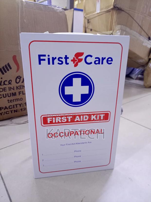 Occupational First Aid Kit- Wall Mounted With Metallic Box - main view