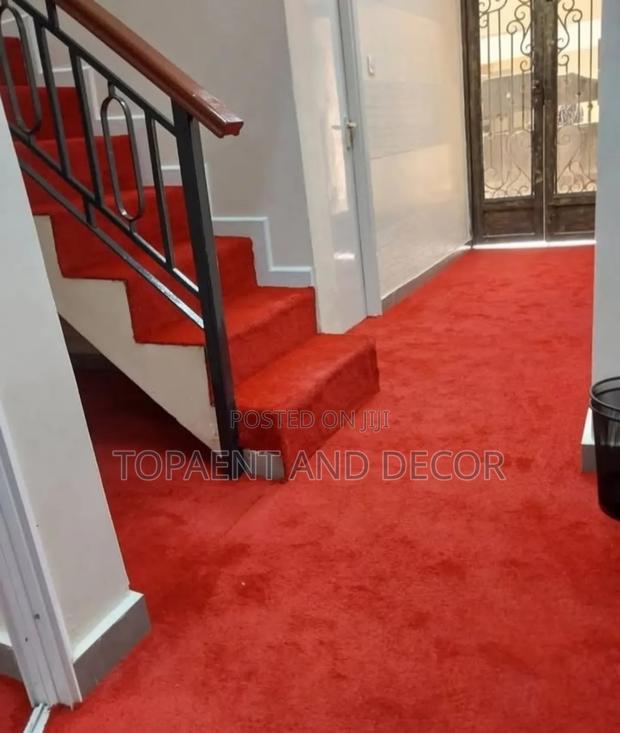 Mansion Staircase and Room Covered Vip Wall to Wall Carpet