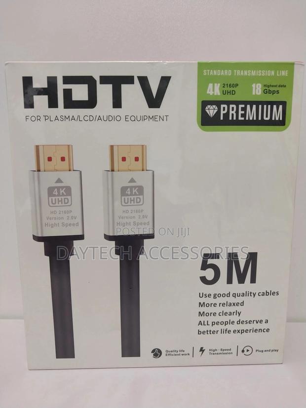 Premium Ultra Hd Hdmi Cable High Speed 5m