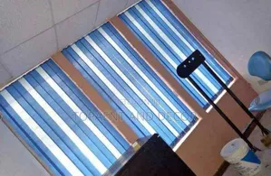 Premium Mix of Blue and White Vertical Blinds