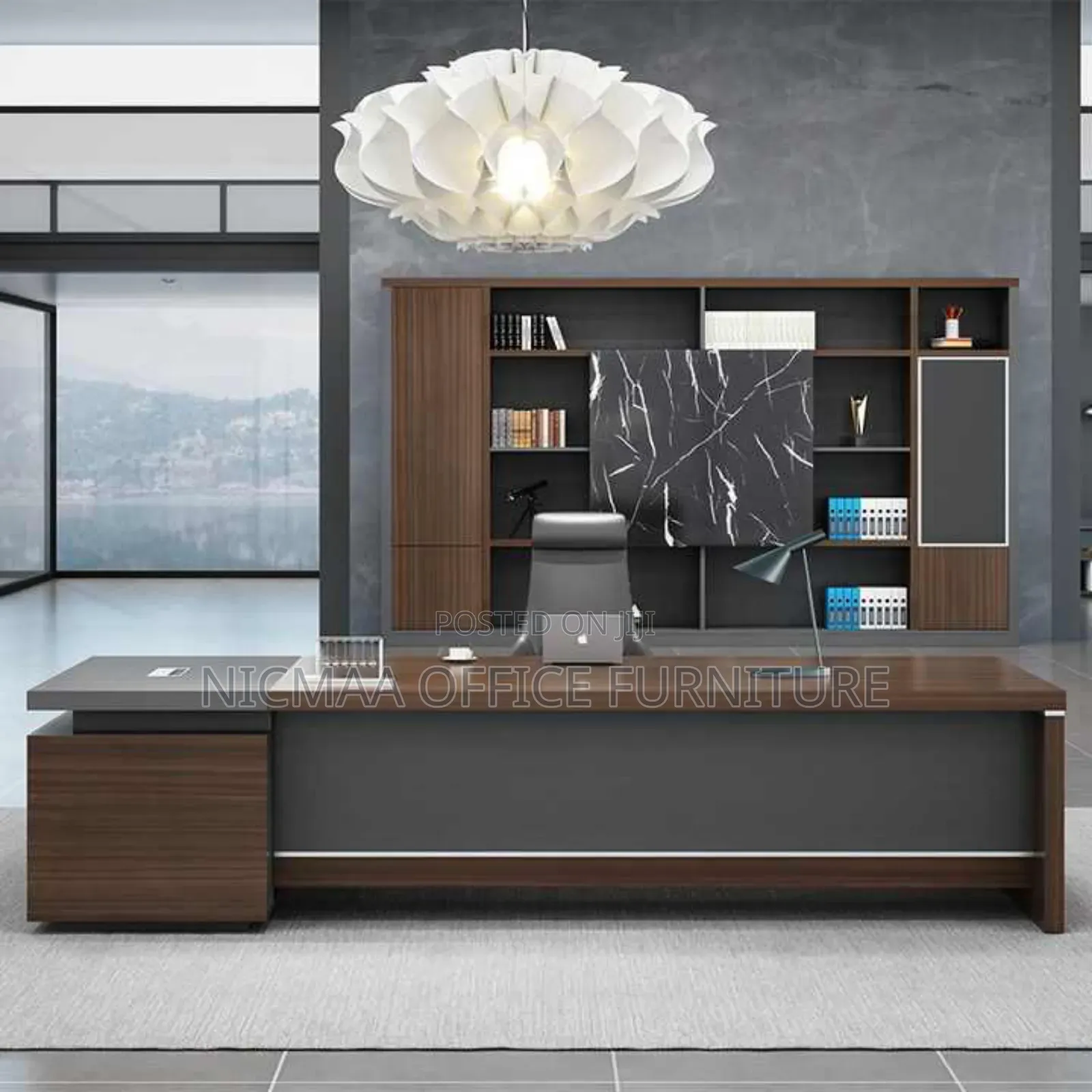 1.8m Poweredge L-Shape Executive Desk