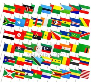 Mini Handheld Waving Stick Country Flags - 4" X 6" - 12 PCS - thumbnail 2