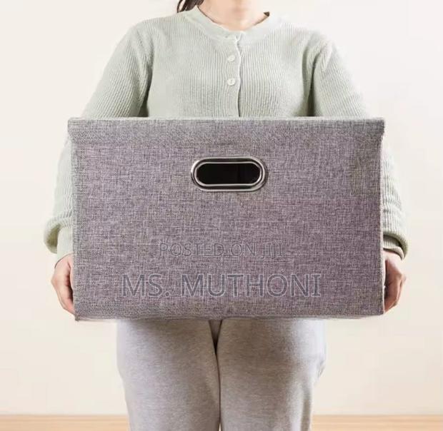 Collapsible/ Stackable Storage Box With Lid* - thumbnail 6