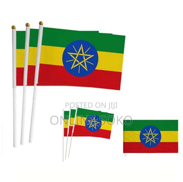 Mini Handheld Waving Stick Country Flags - 4" X 6" - 12 PCS - thumbnail 9