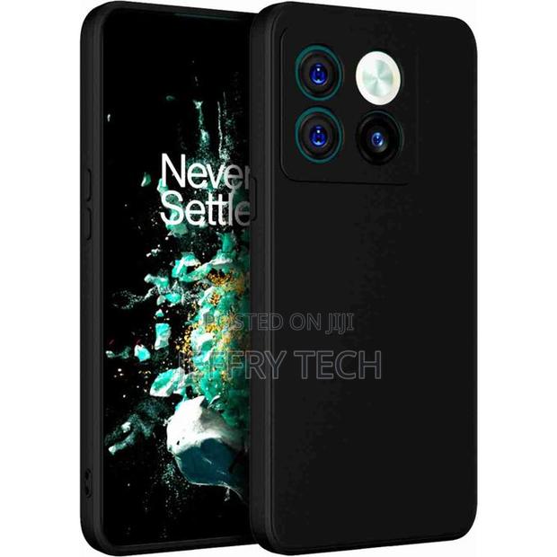 Liquid Silicone Case for Oneplus 10t Black - main view