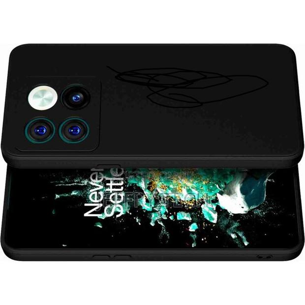 Liquid Silicone Case for Oneplus 10t Black - thumbnail 2
