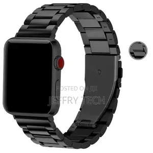 Bracelet, 42mm-44mm, Black, With Apple Watch Stainless Steel