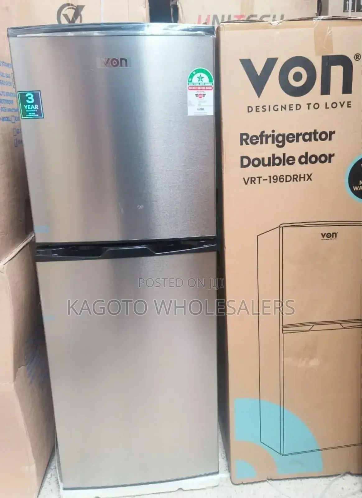 Von 138litres Fridge Double Door
