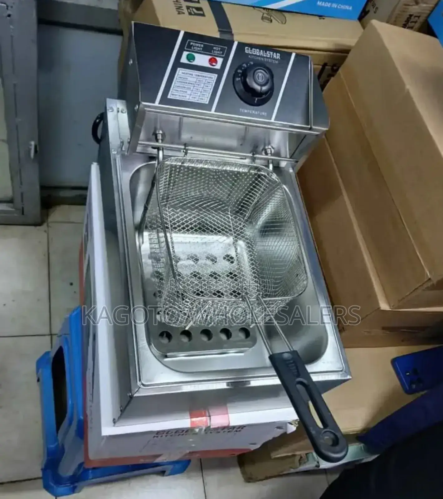 Nunix Single Electric Fryer/Chips Fryer/Stainless