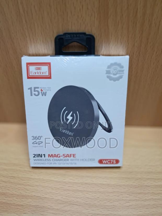 Magsafe 15w Wireless Charger With Rotating Stand - thumbnail 4