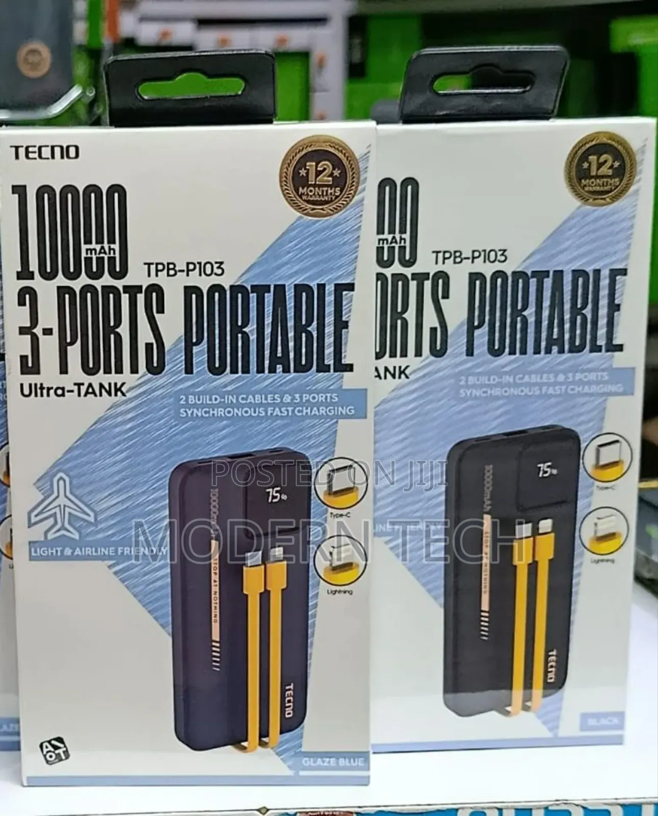 Tecno Power Bank 10000mah 