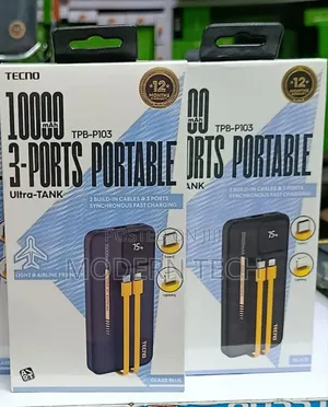 Tecno Power Bank 10000mah 