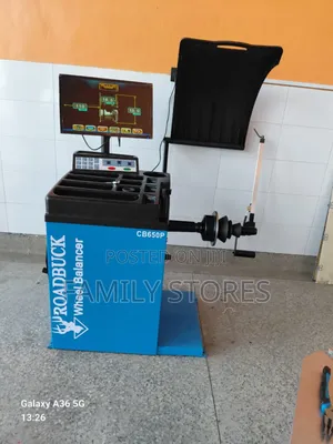 Heavy Duty Wheel Balancer Machine Cb650p Roadbuck Italy.