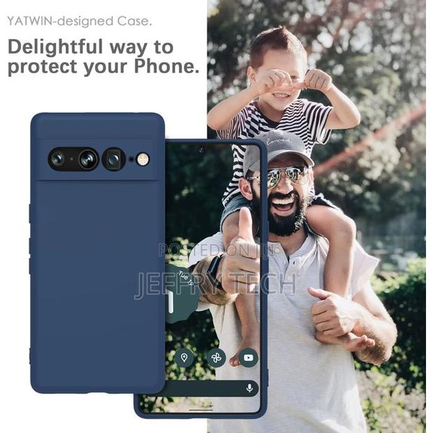 Liquid Silicone Case for Google Pixel 7 Pro: Blue - main view