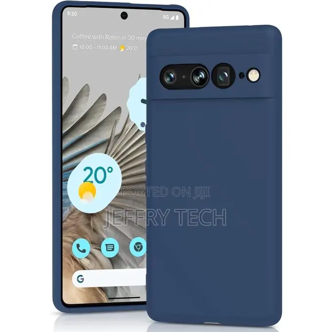 Liquid Silicone Case for Google Pixel 7 Pro: Blue