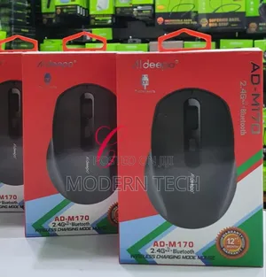 Aldeepo M170 Rechargeable Bluetooth + Dongle Wireless Mouse