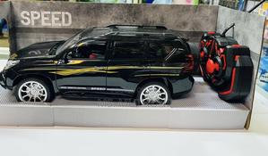 Black Remote Controlled Rechargeable Prado Toy Car - thumbnail 2