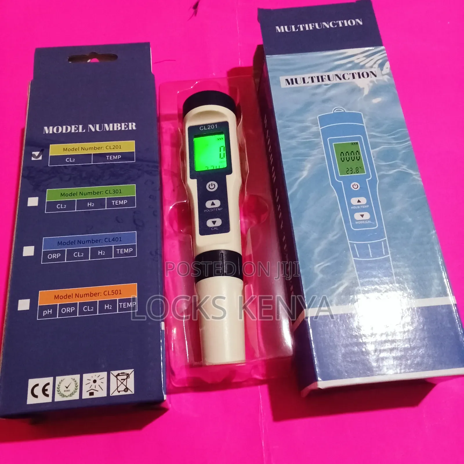 Temperature Chlorine Water Tester