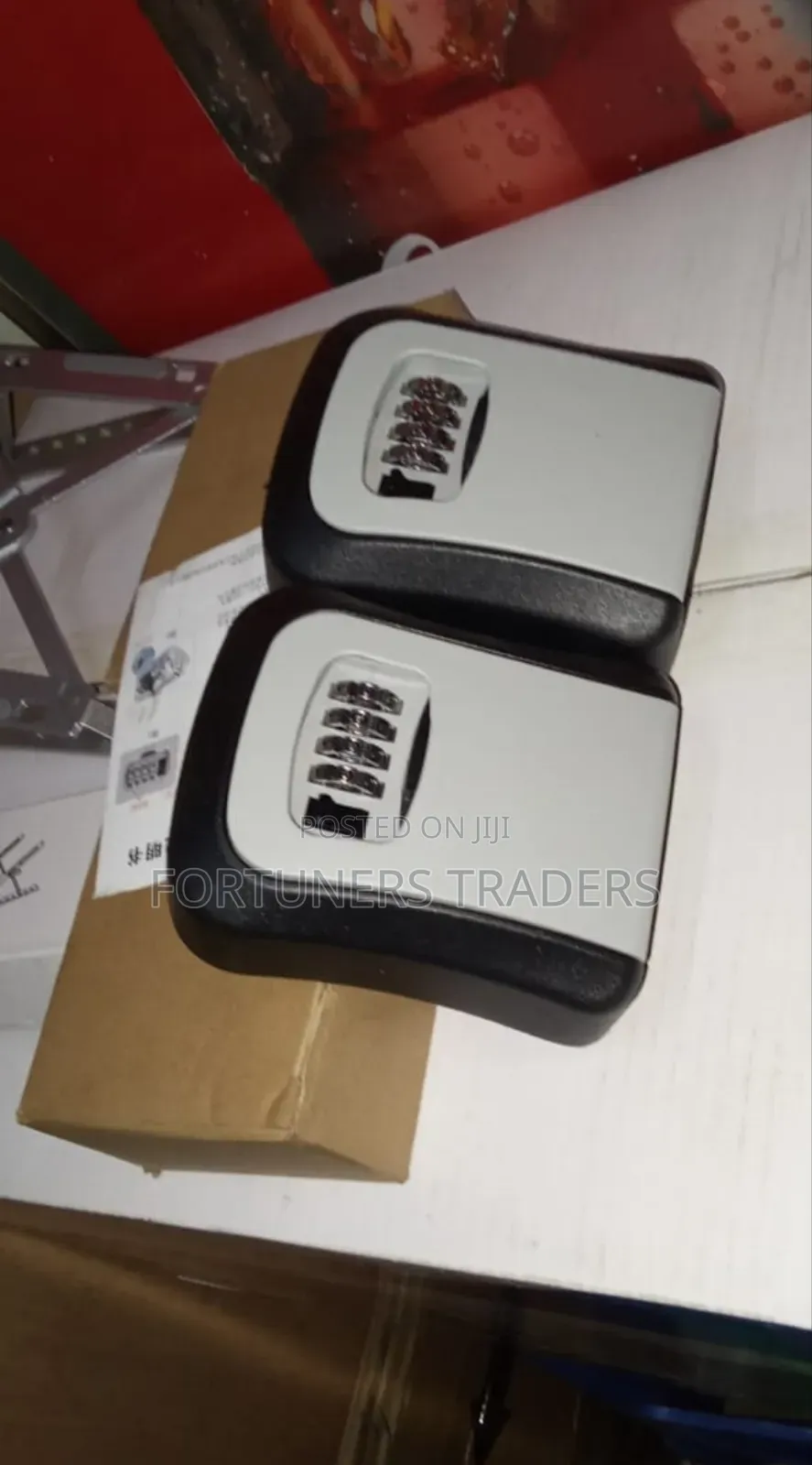 Key Lock Box Aluminium Alloy Material 4 Dial Password
