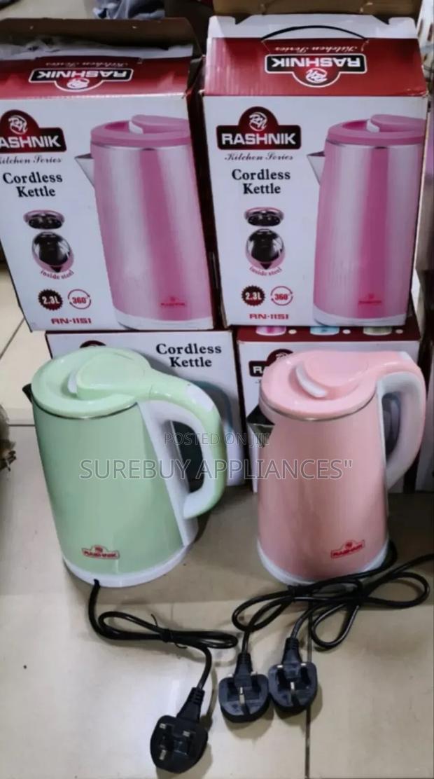 Rashnik Rn-1151 Cordless Electric Kettle - 2.3 Liters