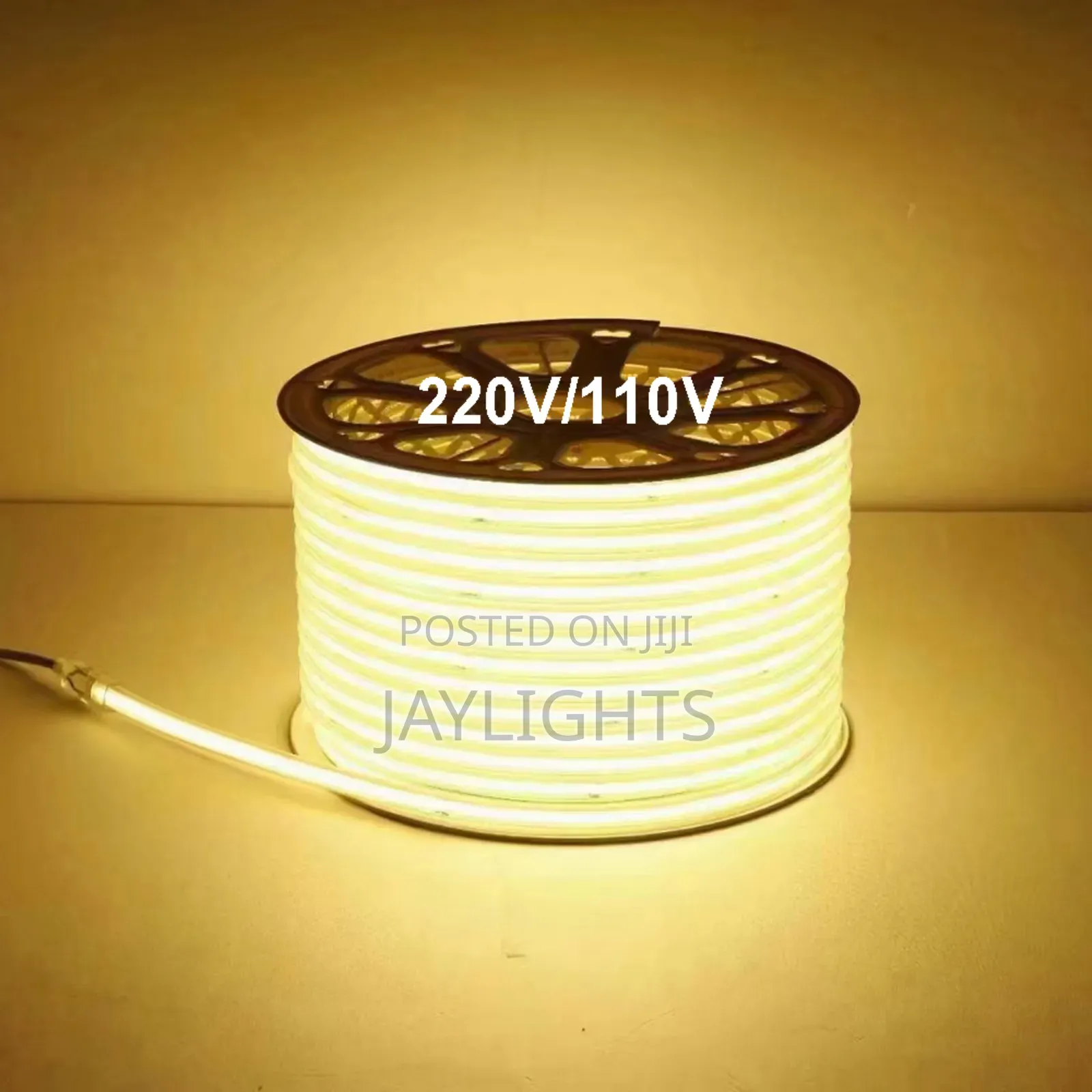 220v Cob Led Strip Light–Bright, Flexible Easy to Install