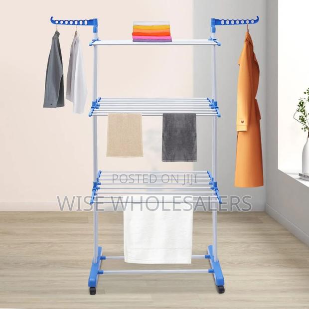 Three Layer Clothes Drying Rack Available. - thumbnail 3