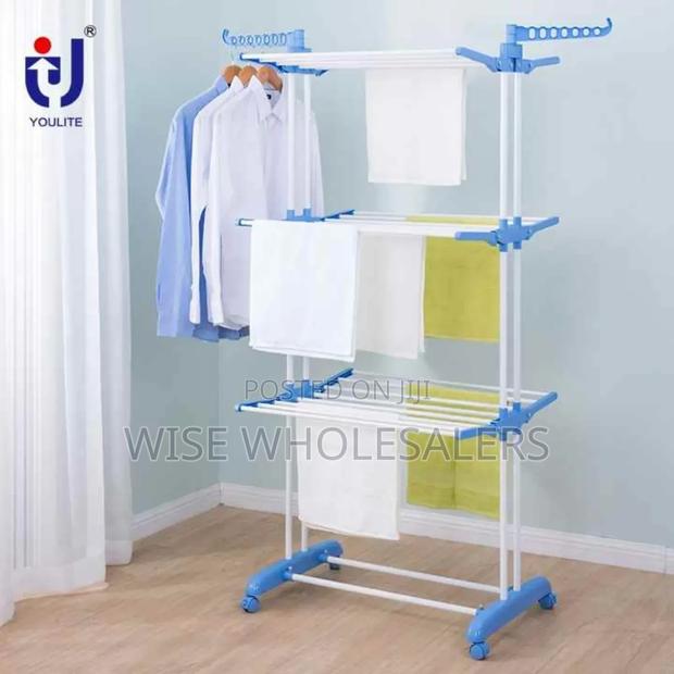 Three Layer Clothes Drying Rack Available. - thumbnail 4