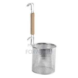 Stainless Steel Deep-Frying Basket With Handle