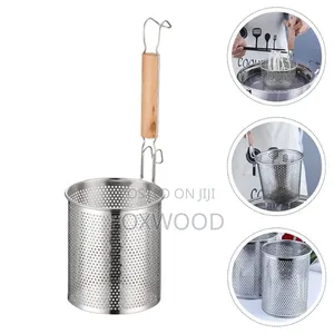 Stainless Steel Deep-Frying Basket With Handle