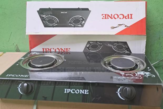 Ipcone Auto Ignition 2 Burner Infrared Gas Stove - main view