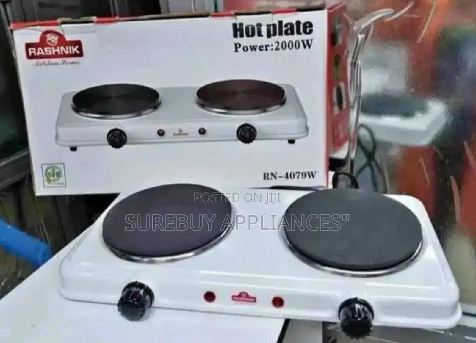 Rashnik Rn-4079b Double Electric Plate Cookers