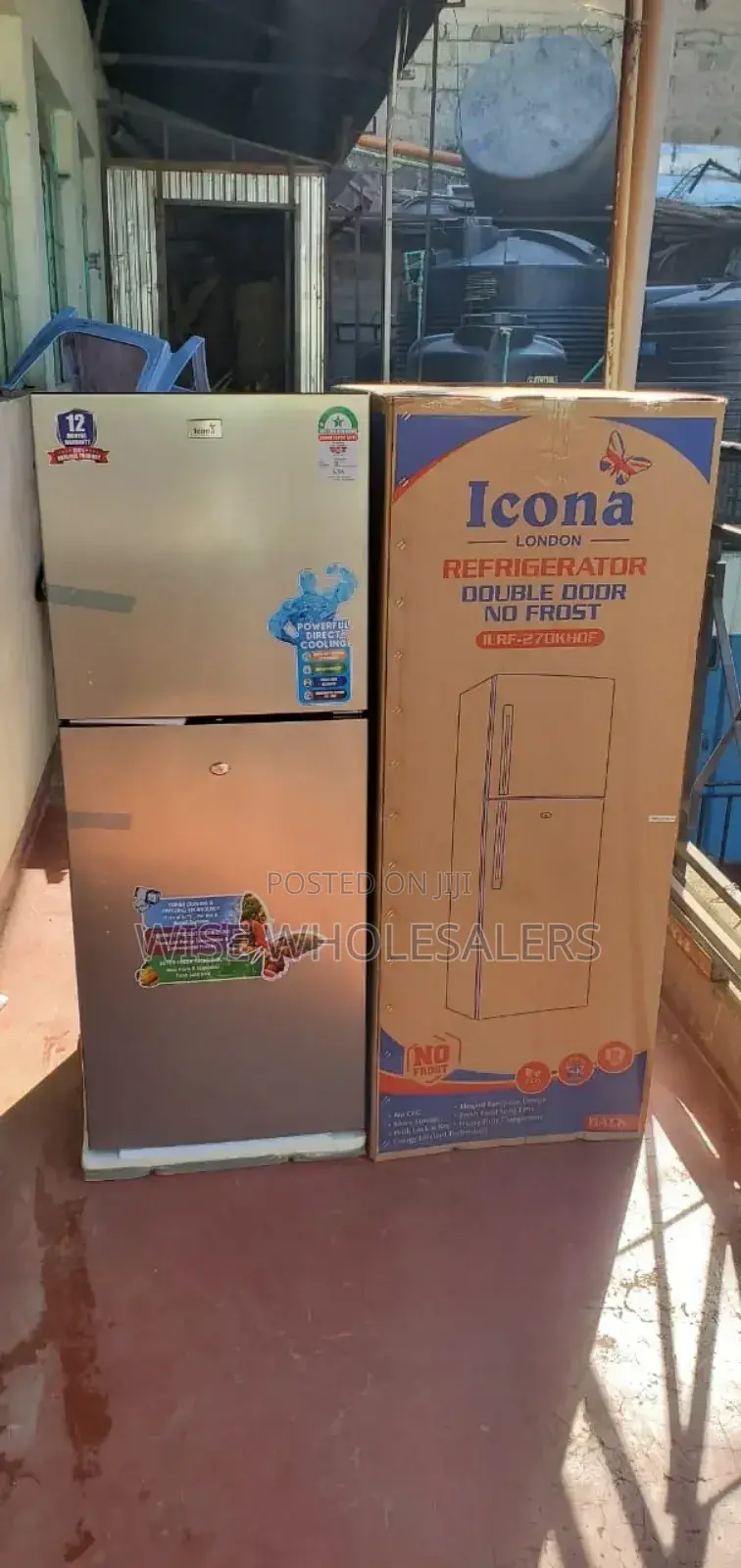 Cheapest No Frost
🔥Icona 196 Litres Nofrost Double Door
