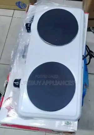 Rashnik Electric Table-Top Double Solid Hot Plate