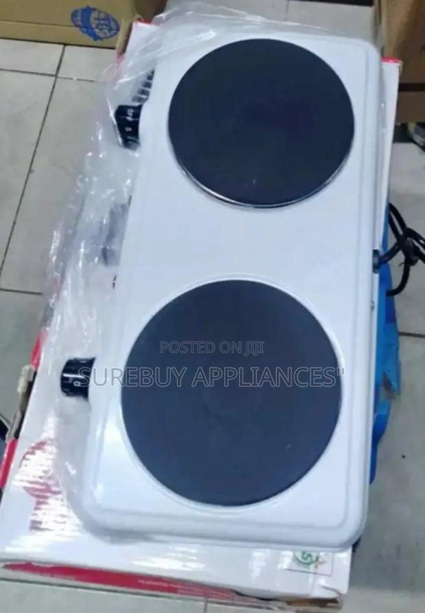 Rashnik Electric Table-Top Double Solid Hot Plate - main view