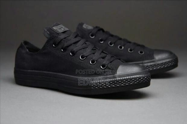 Black on Black Chucks - main view