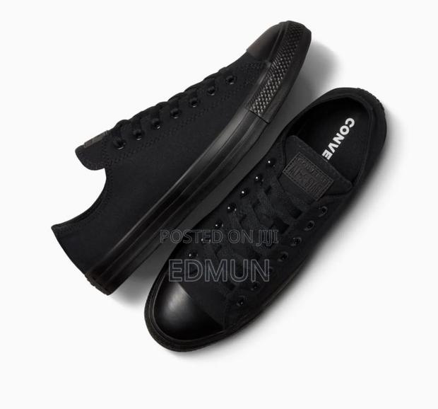 Black on Black Chucks - thumbnail 3