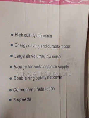 Toller 16" 5 Blade Blade Electric Floor Standing Fan