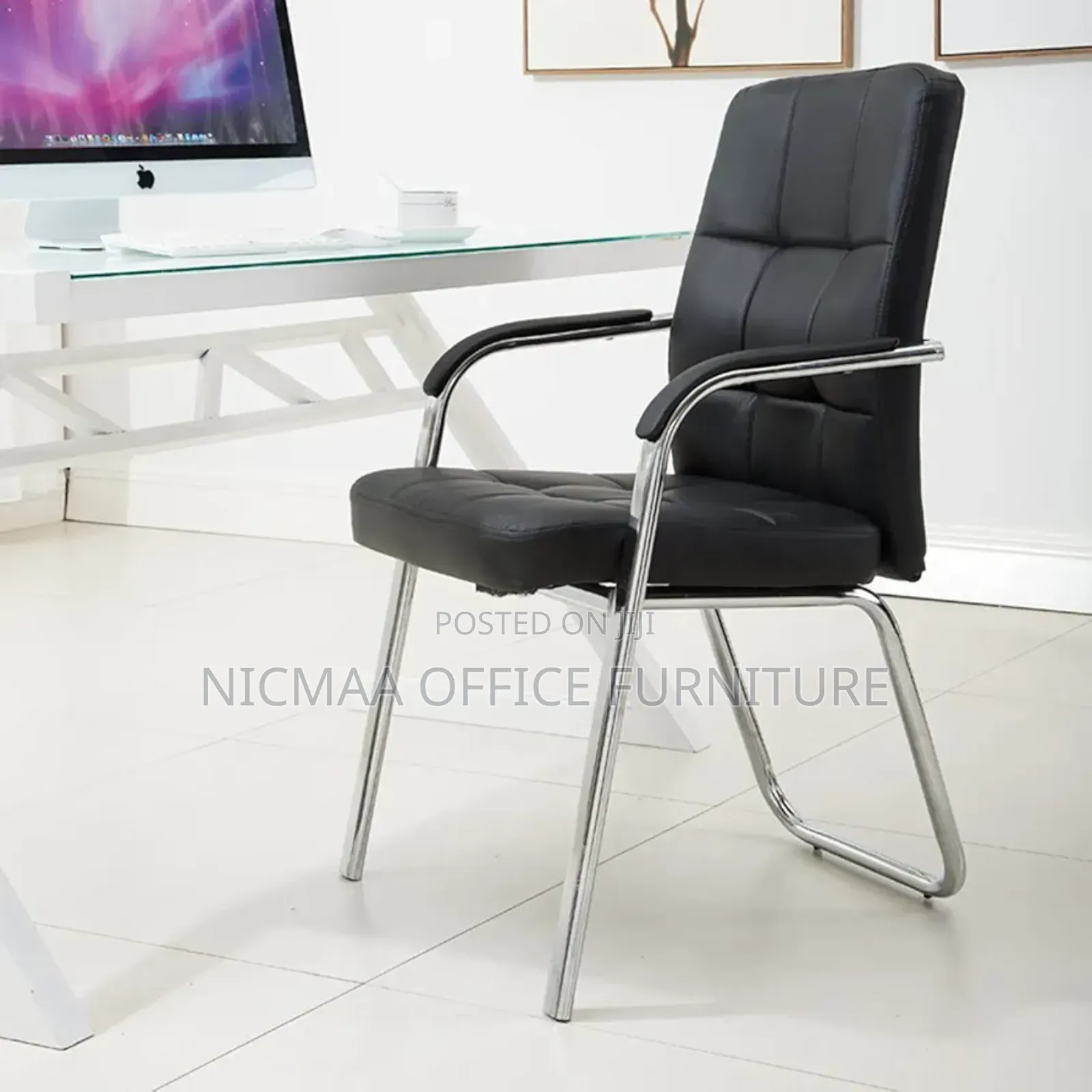Mlaea Executive Waiting Chrome Chair