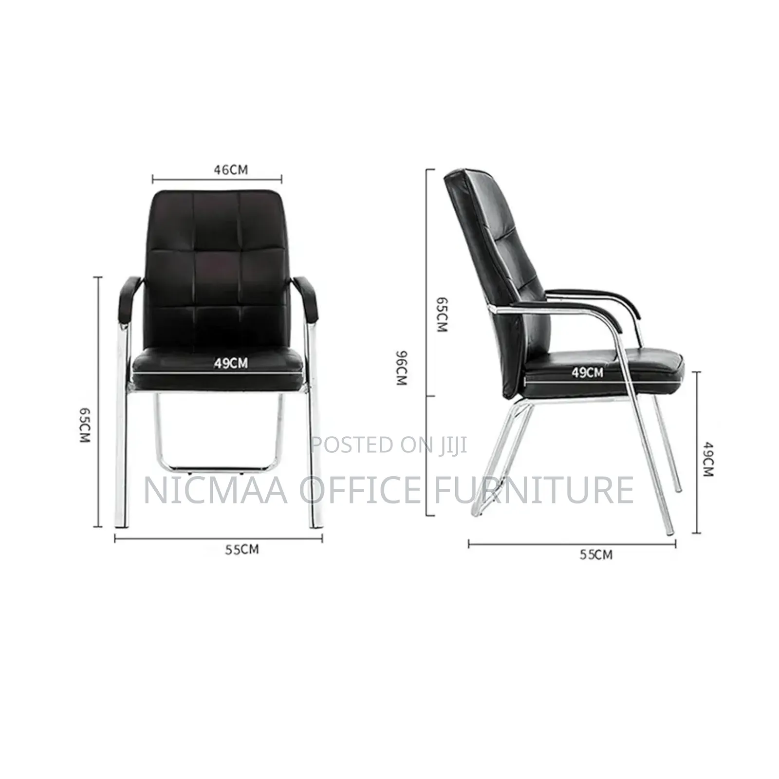 Mlaea Executive Waiting Chrome Chair