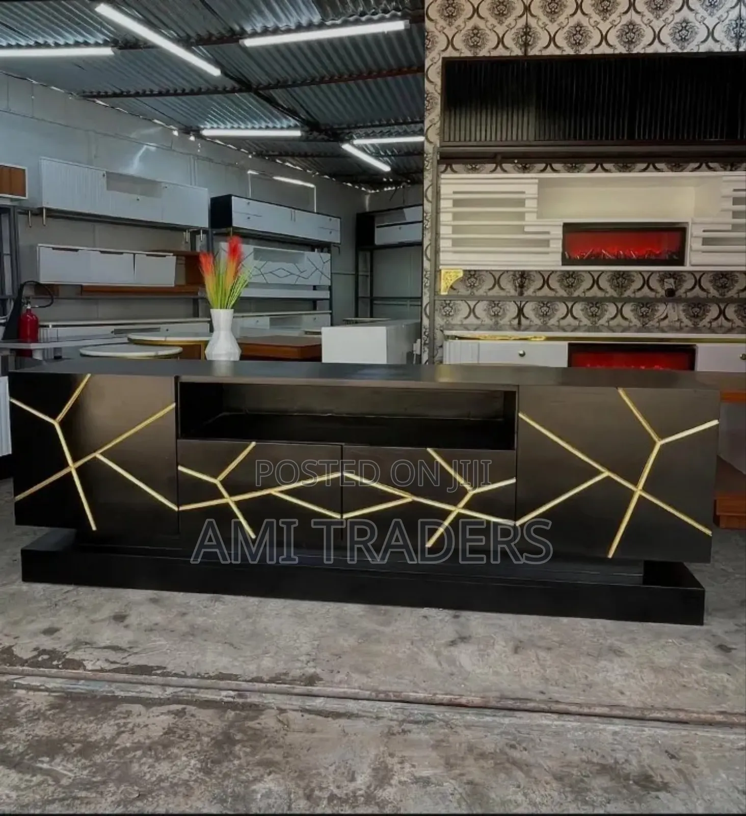 Black Tv Stand 6feet