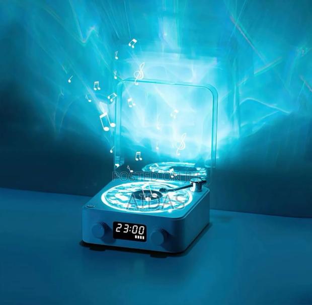 Retro Vinyl Record Player Bluetooth Speaker RGB Light