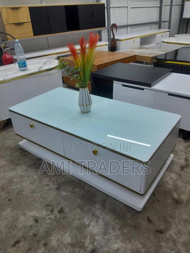 Designer Coffee Table (White)