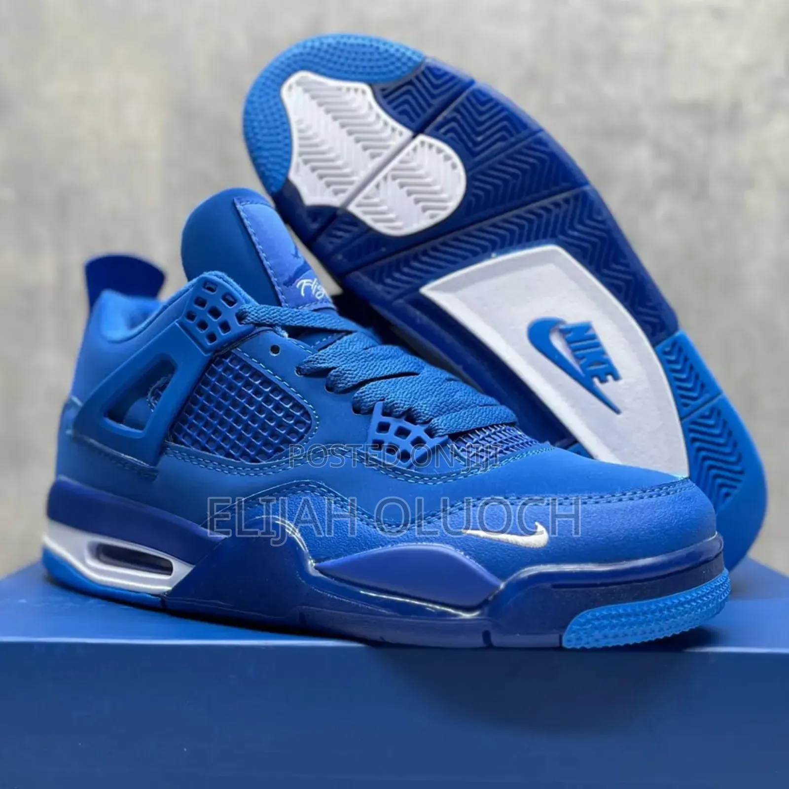 Jordan 4 Nigel Retro Brick by Brick - 'Royal'
Blue