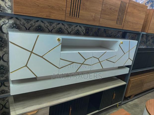 Stylish White Tv Stand (6ft) - main view