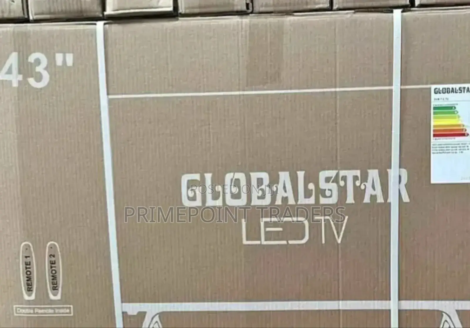 Television Global Star 43" Inch, Digital Frameless - Black